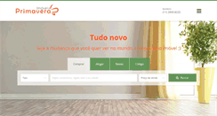 Desktop Screenshot of primaveraimoveis.com.br